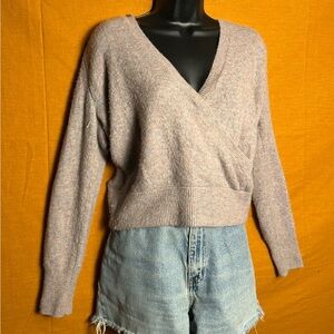 Madewell V-Neck Wrap Sweater